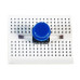 Кнопка тактовая с синим колпачком 12*12*7.3 мм (1 шт.)