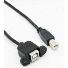 USB-удлинительный кабель типа B с отверстием для крепления на корпус устройства